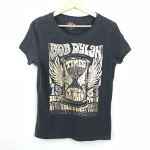 Lucky Brand Bob Dylan Band Graphic Tee